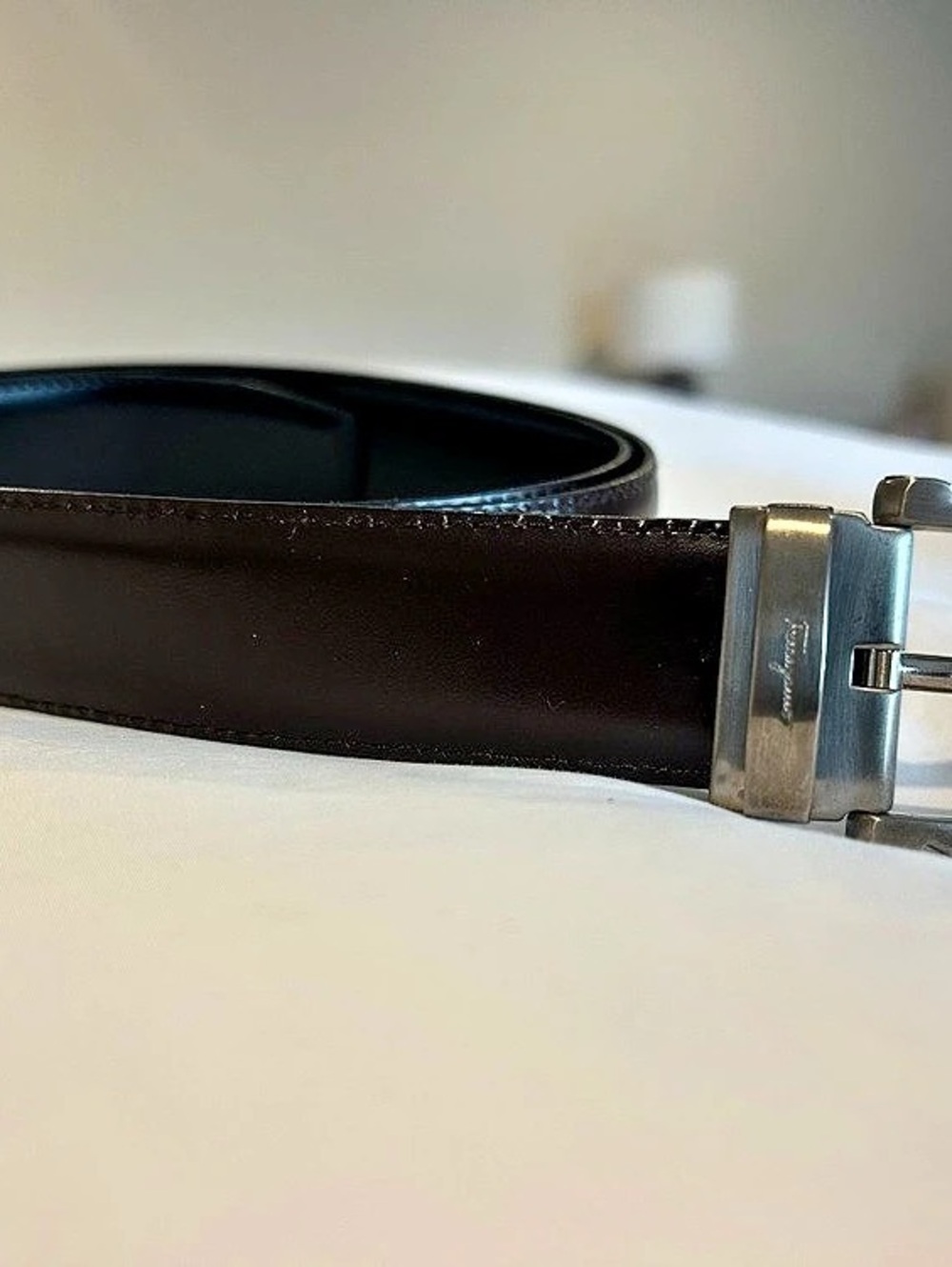 Salvatore Ferragamo Reversible Gancini Belt Black & Brown
